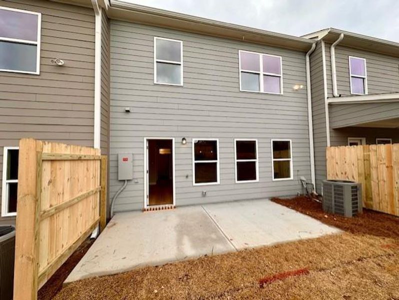Exterior details and patio area of a home in Wilkins Walk, Mableton (Image 3). Exterior details and patio area of a home in Wilkins Walk, Mableton (Image 3).