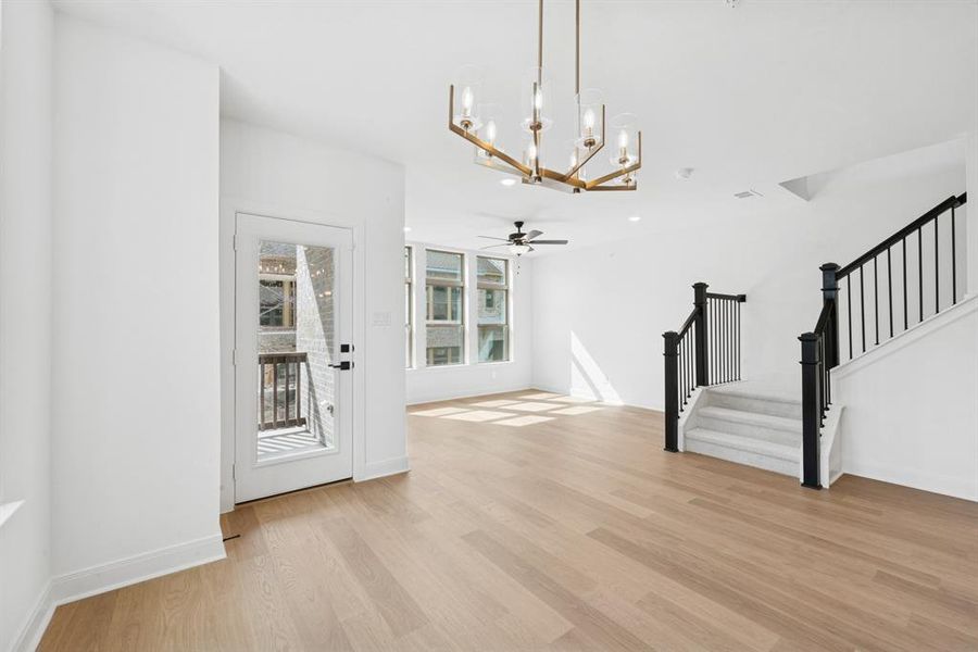 Spacious, unfurnished interior of a new home in Hillside at Las Colinas, Irving (Image 28).