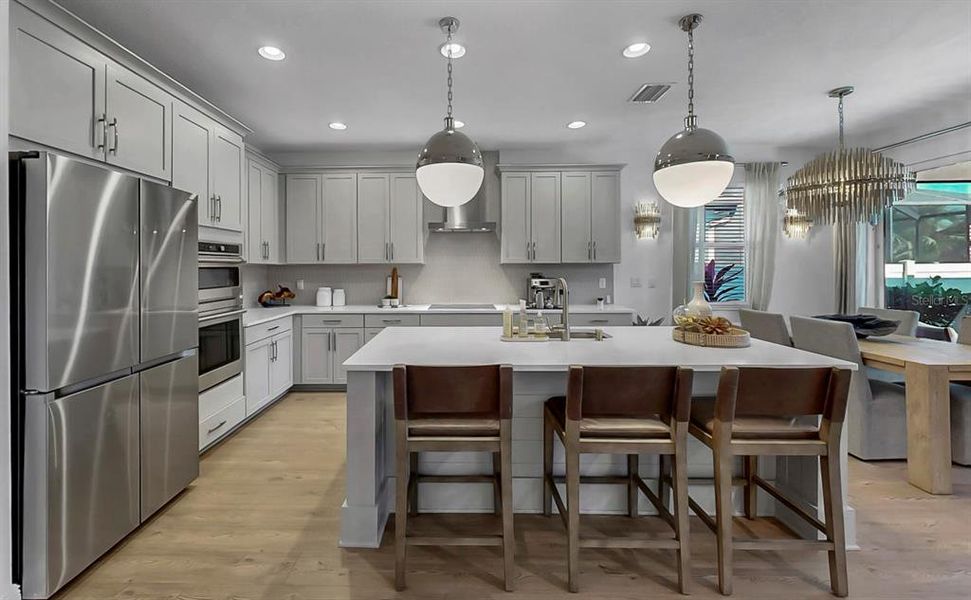 Furnished interior view inside a new home in , Sarasota (Image 6).