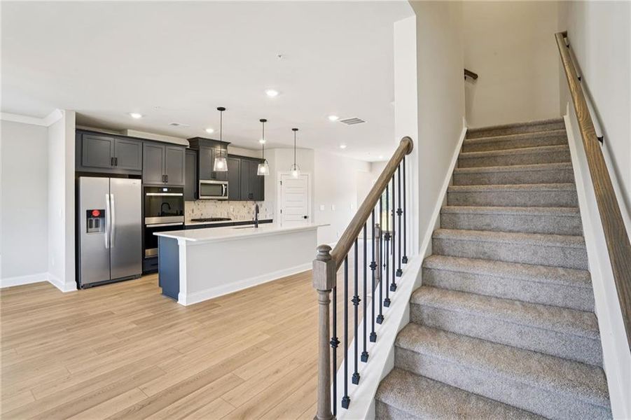 Spacious, unfurnished interior of a new home in Hemingway - Highland Series, Cumming (Image 29).