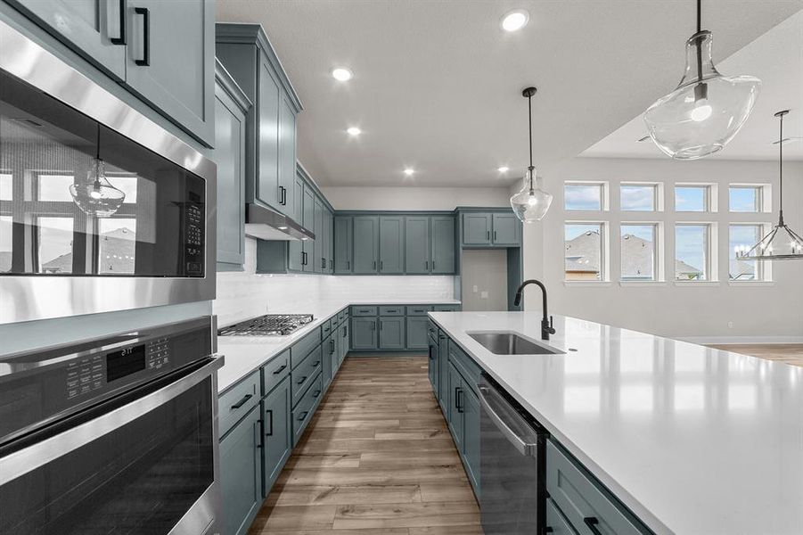 Furnished interior view inside a new home in South Pointe Manor Series, Mansfield (Image 10). Furnished interior view inside a new home in South Pointe Manor Series, Mansfield (Image 10).