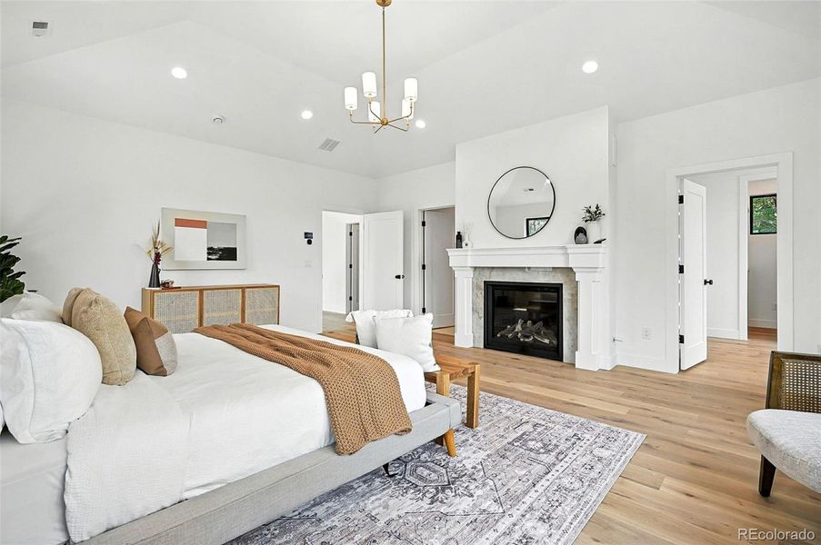 Furnished interior view inside a new home in , Denver (Image 16).