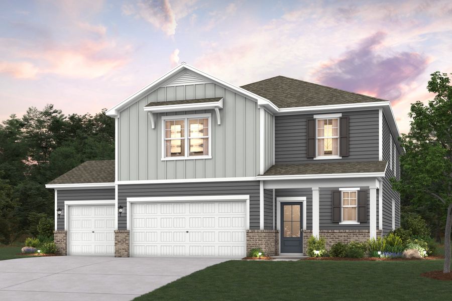 Representative exterior photo of a completed home built from the Reedy by Century Communities in The Oaks, Mount Juliet, TN (Image 1).