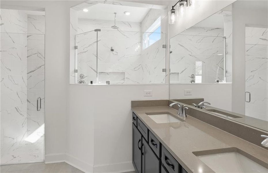 Furnished interior view inside a new home in Sun City Peachtree, Griffin (Image 8).