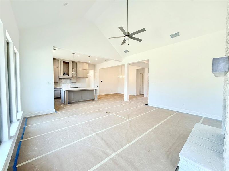In-progress construction of a new home in , Burleson, TX (Image 16).