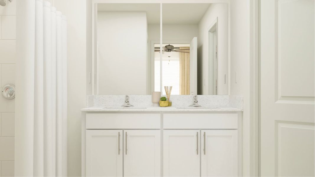 Annapolis plan owner's suite bathroom