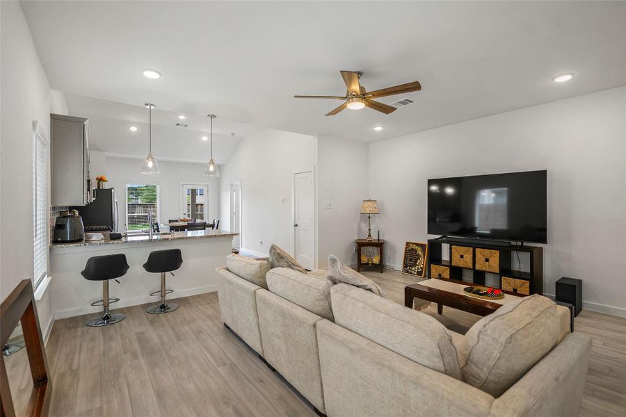 Furnished interior view inside a new home in Sorella, Tomball (Image 8).