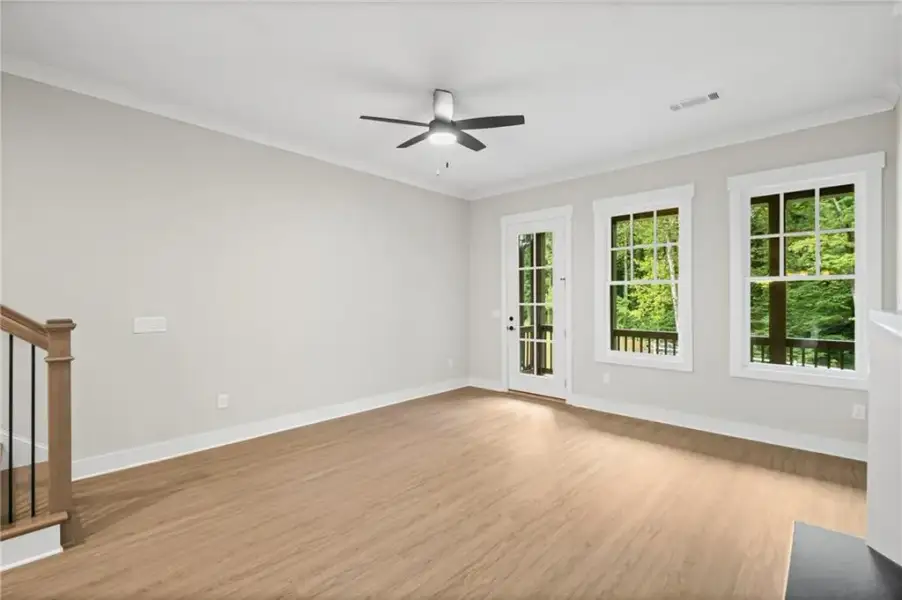Spacious, unfurnished interior of a new home in , Kennesaw (Image 26). Spacious, unfurnished interior of a new home in , Kennesaw (Image 26).