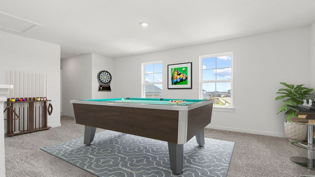 Representative furnished interior of a home built from the Ozark by D.R. Horton in Tamarron, Brookshire (Image 18).