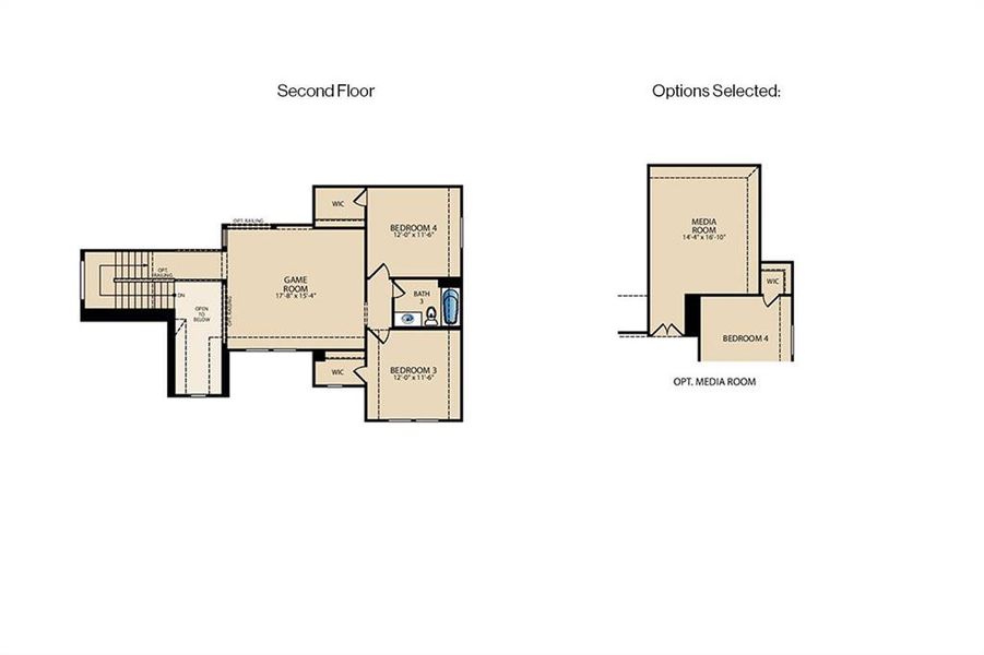 1005 Butterfly Ln -Second Floor Plan