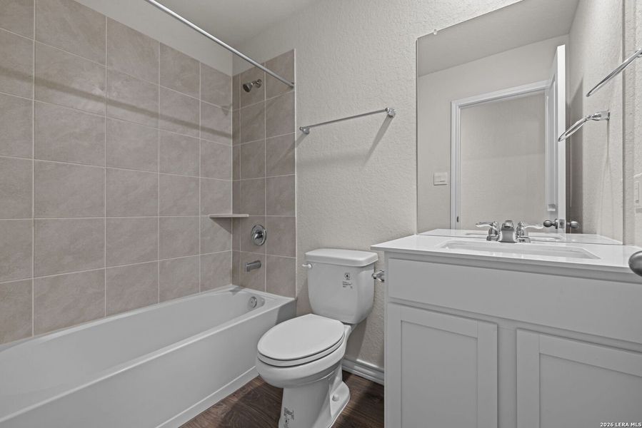 Furnished interior view inside a new home in Redbird Ranch, San Antonio (Image 9).