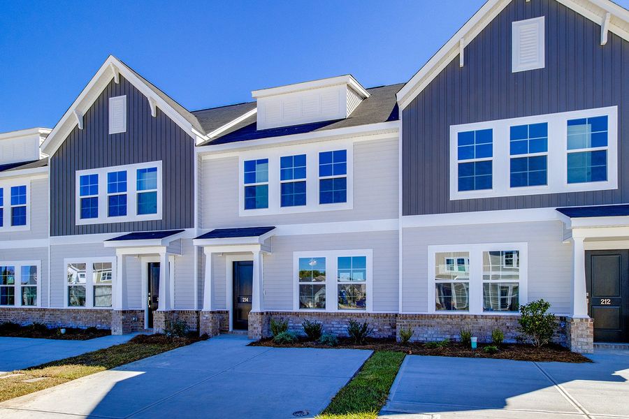 Front exterior of a new home in Haynes Park, Columbia, SC, highlighting curb appeal (Image 18).