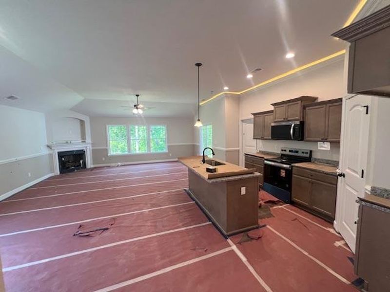 Furnished interior view inside a new home in Cleveland Meadows, Spartanburg (Image 3).