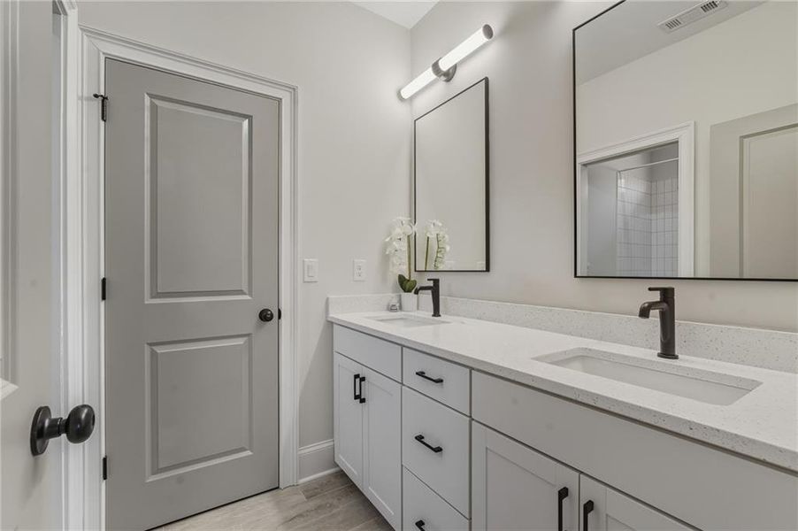 Furnished interior view inside a new home in , Marietta (Image 17).