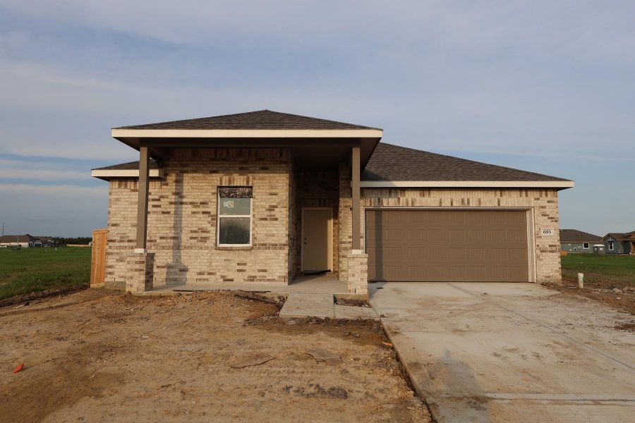 One story home with 4 bedrooms, 2 baths, and 2 car garage