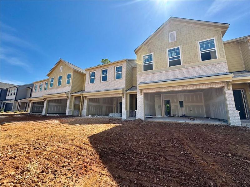 In-progress construction of a new home in Eastlyn Crossing, Flowery Branch, GA (Image 11).