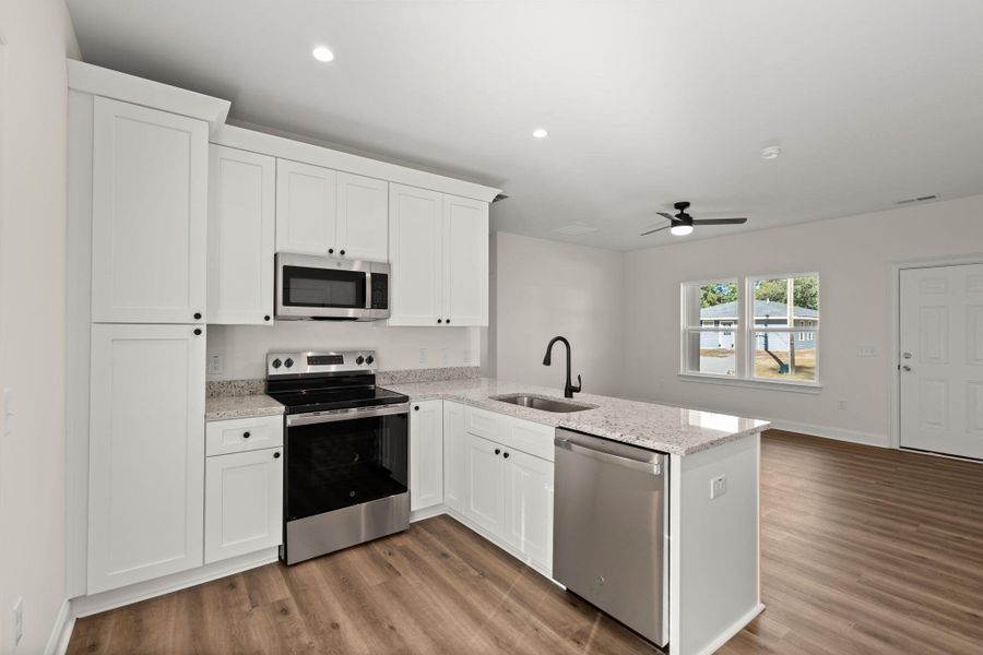 Furnished interior view inside a new home in , Hanahan (Image 13). Furnished interior view inside a new home in , Hanahan (Image 13).