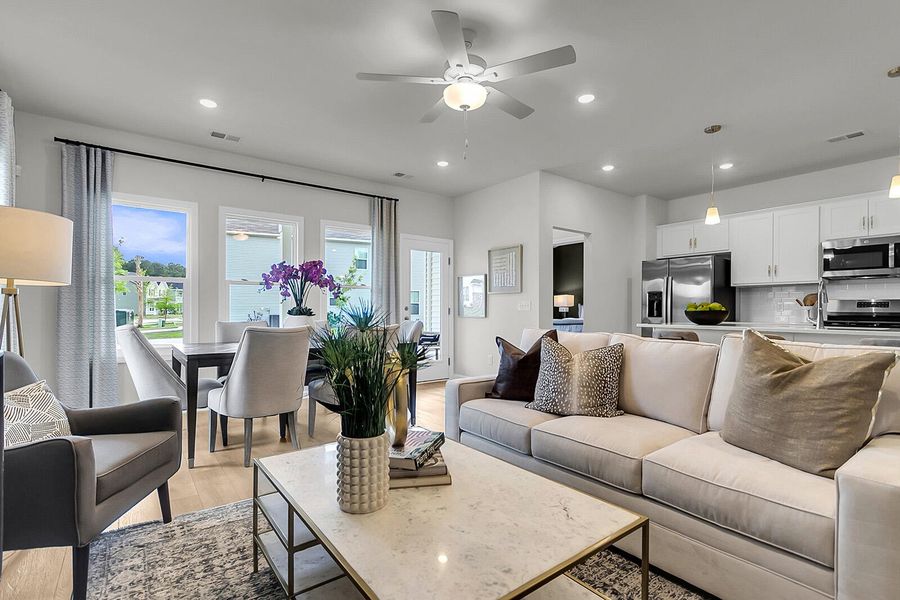 Furnished interior view inside a new home in , Summerville (Image 5).
