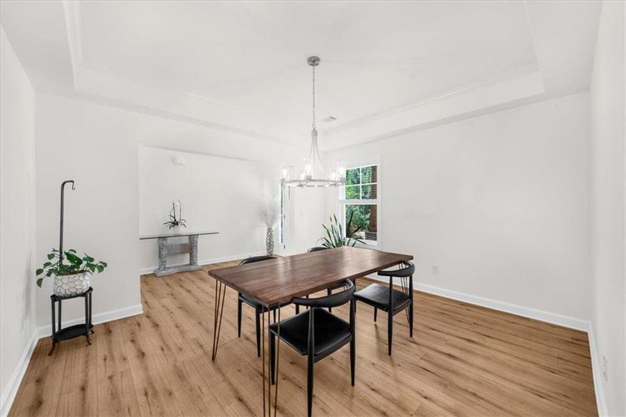 Furnished interior view inside a new home in , Cleveland (Image 7).