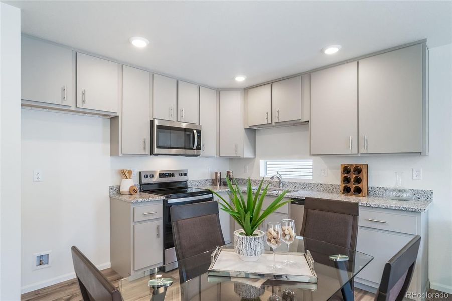 Furnished interior view inside a new home in , Commerce City (Image 11).