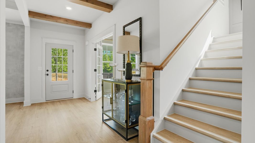 Representative furnished interior of a home built from the Stonefield by DRB Homes in Northcroft, Loganville (Image 11).