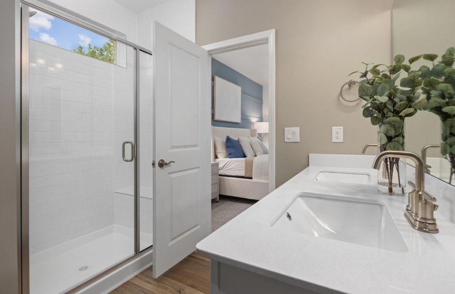 Representative furnished interior of a home built from the Ibis by Centex in Carpenter Falls, Durham (Image 12).