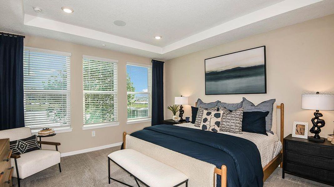 Furnished interior view inside a new home in Westview Community Group Page, Kissimmee (Image 18).