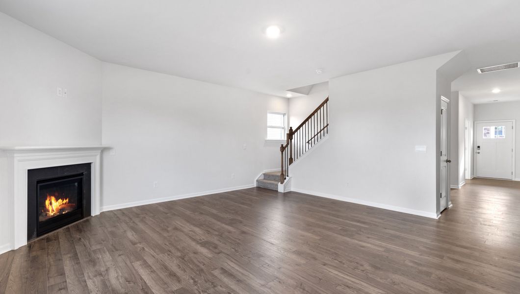 Representative unfurnished interior of a home built from the WILMINGTON by D.R. Horton in Baxter Village, Boiling Springs (Image 20).
