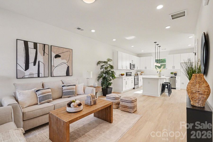 Furnished interior view inside a new home in , Kannapolis (Image 3). Furnished interior view inside a new home in , Kannapolis (Image 3).