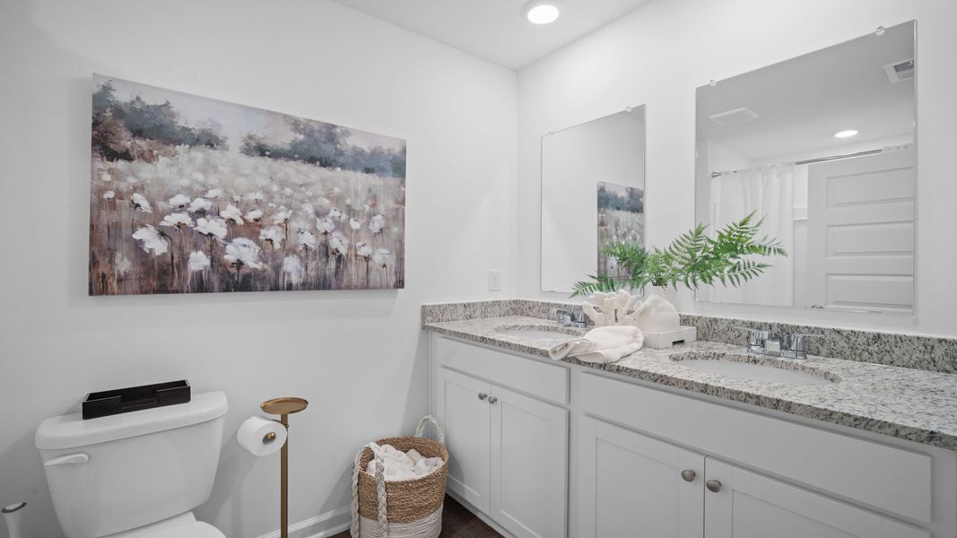 Representative furnished interior of a home built from the Freeport by D.R. Horton in Palm Ridge, Guyton (Image 15).