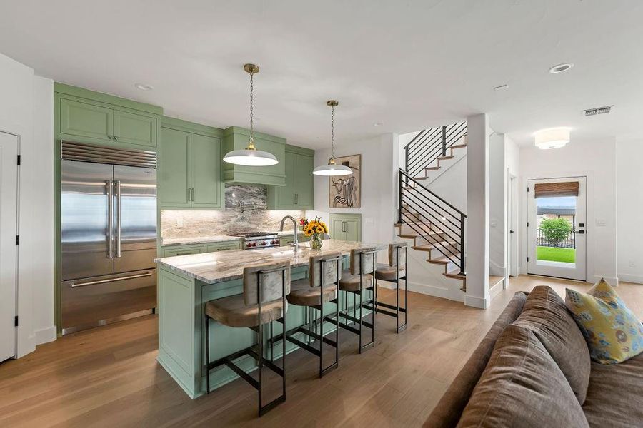 Furnished interior view inside a new home in , Iredell (Image 13).