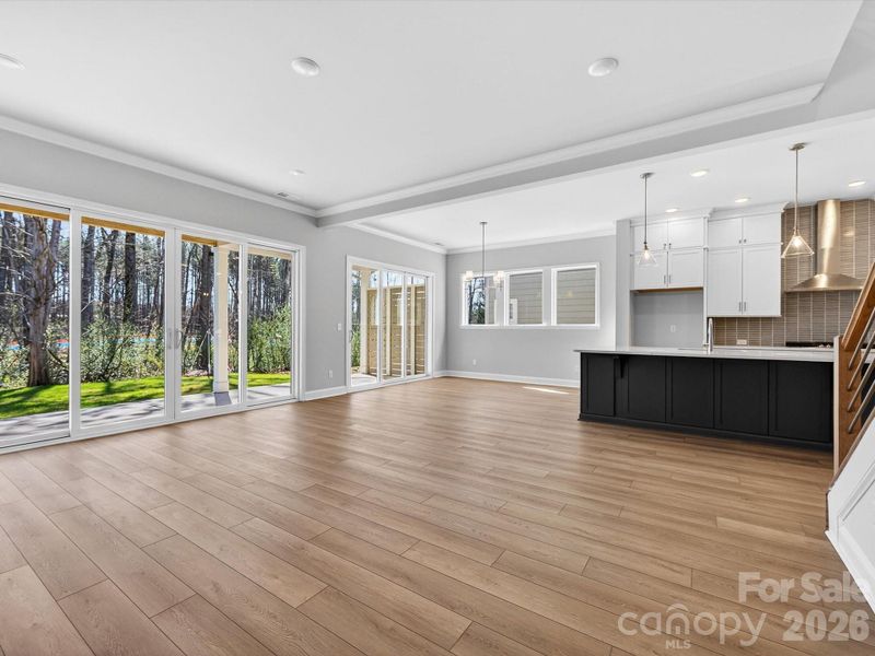 Spacious, unfurnished interior of a new home in North Creek Village, Huntersville (Image 21).