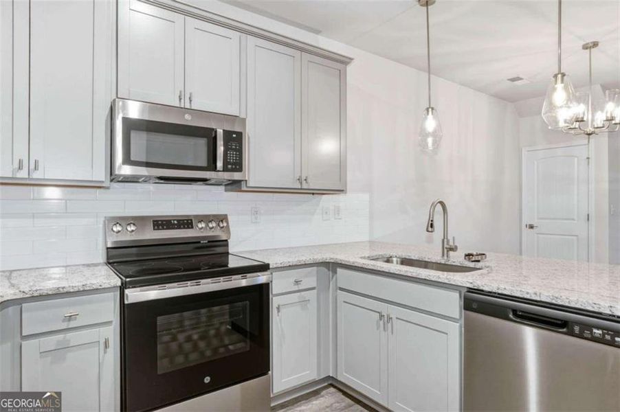 Furnished interior view inside a new home in Parkway James, Snellville (Image 6).