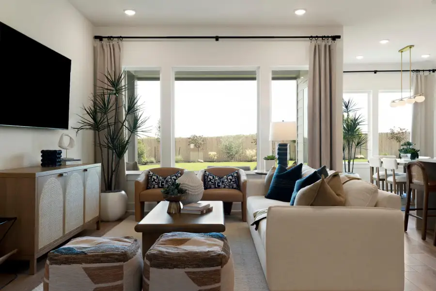 Furnished interior view inside a new home in Lagos Reserve, Manor (Image 13).