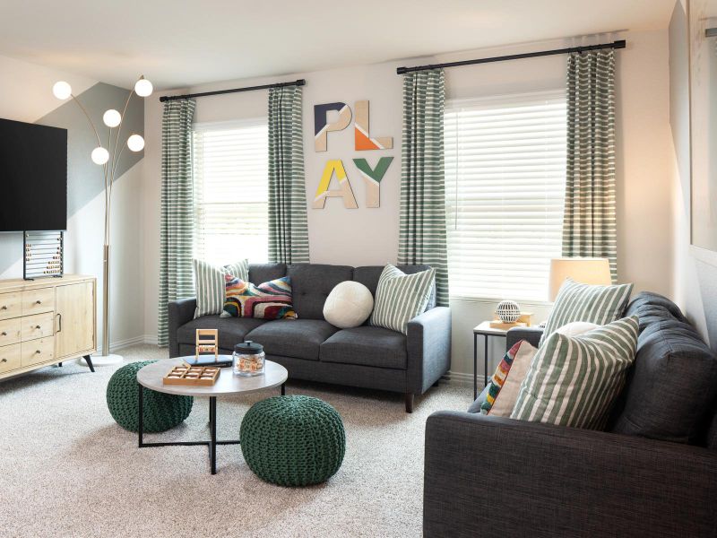 Furnished interior view inside a new home in Oak Ridge Park, Corinth (Image 9).