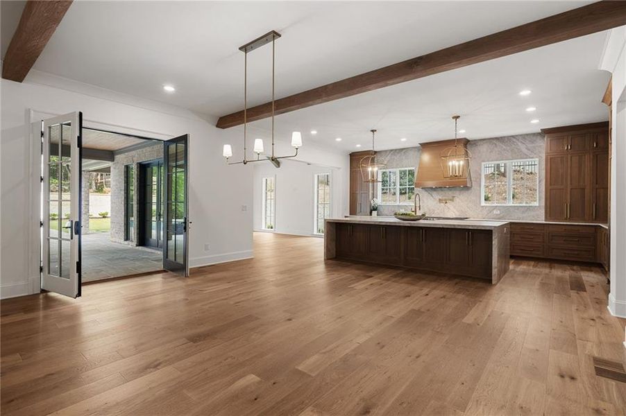 Furnished interior view inside a new home in , Atlanta (Image 15).