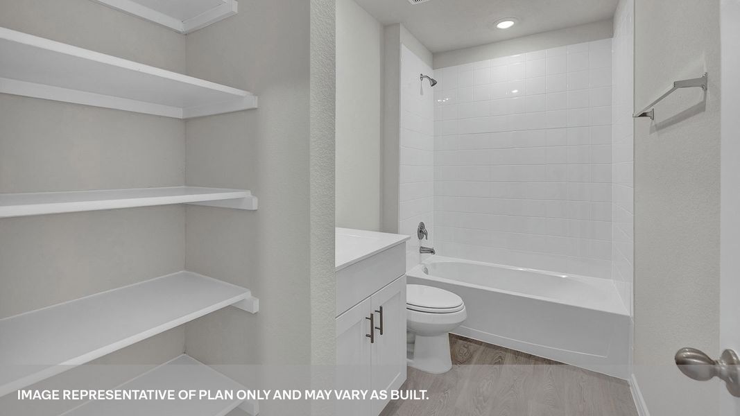 Furnished interior view inside a new home in Whisper South, San Marcos (Image 13). Furnished interior view inside a new home in Whisper South, San Marcos (Image 13).