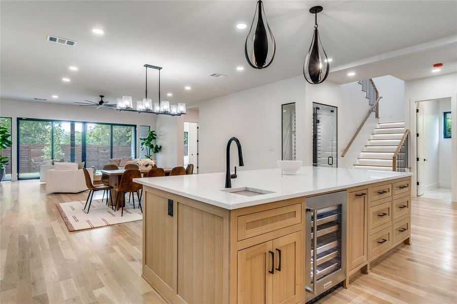 Furnished interior view inside a new home in , Dallas (Image 11).