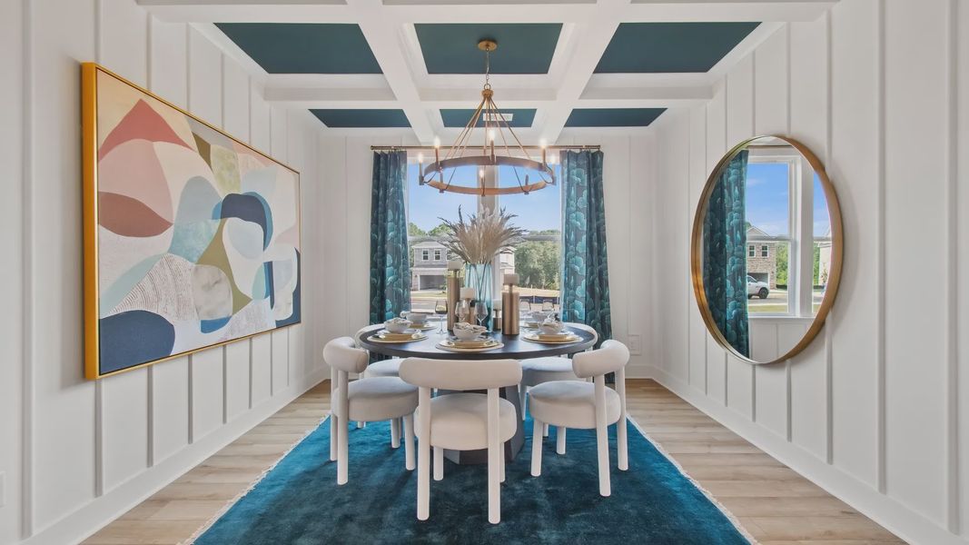 Furnished interior view inside a new home in Hamilton Lakes, Loganville (Image 8).