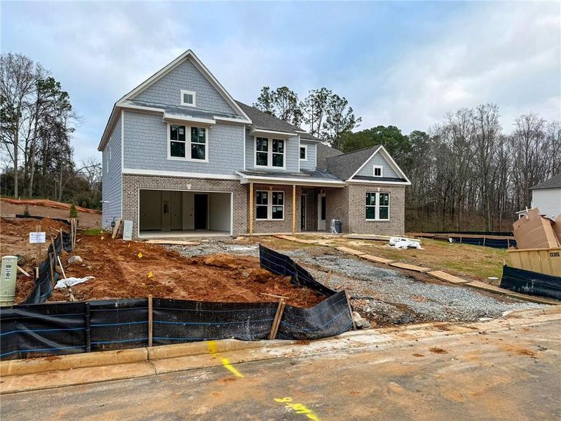 In-progress construction of a new home in Ashbury Commons, Powder Springs, GA (Image 33). In-progress construction of a new home in Ashbury Commons, Powder Springs, GA (Image 33).