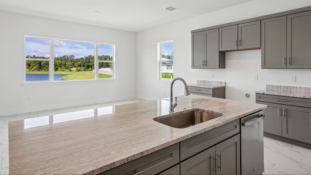 Furnished interior view inside a new home in Biscayne Landing at Seaire, Parrish (Image 8).