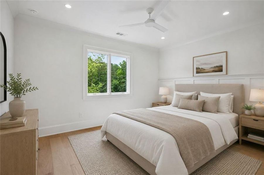 Furnished interior view inside a new home in , Roswell (Image 7).