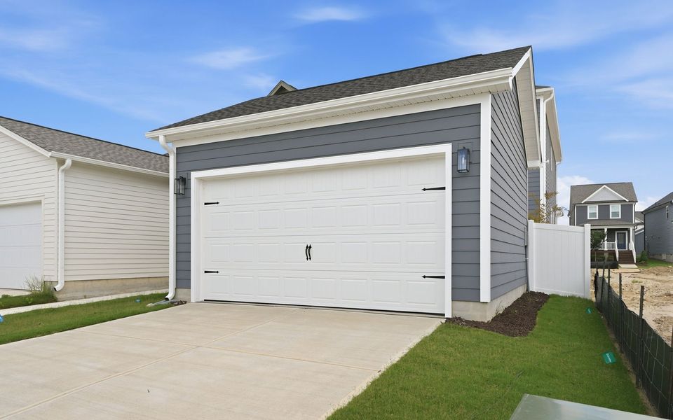 Representative exterior details of a home built from the Aiden by Brookfield Residential in Wendell Falls, Wendell (Image 23). Representative exterior details of a home built from the Aiden by Brookfield Residential in Wendell Falls, Wendell (Image 23).