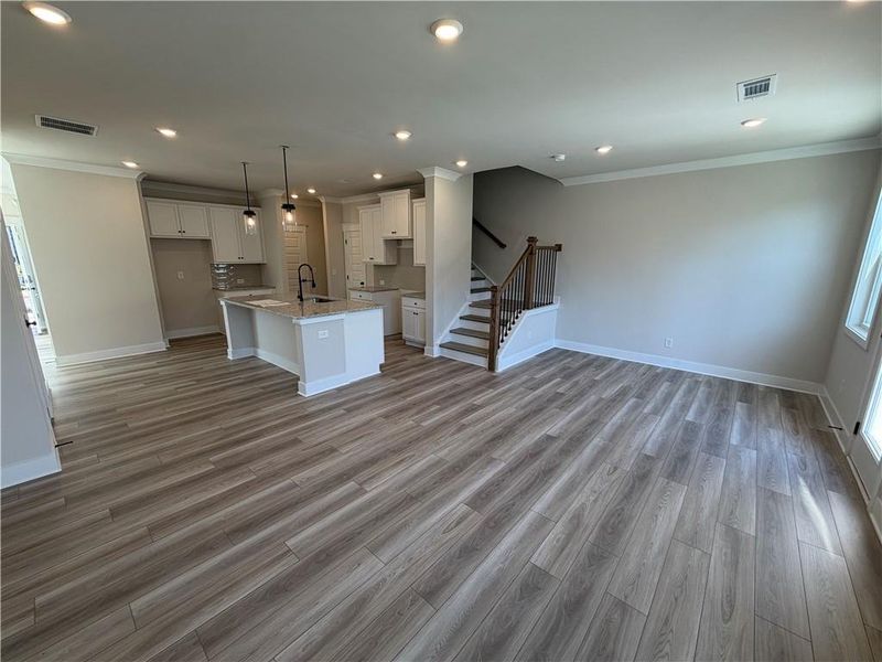 Spacious, unfurnished interior of a new home in Millstone at Mundy Mill, Gainesville (Image 14). Spacious, unfurnished interior of a new home in Millstone at Mundy Mill, Gainesville (Image 14).