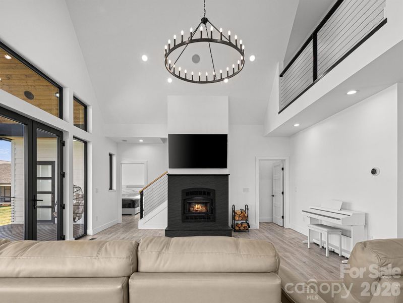 Furnished interior view inside a new home in , Candler (Image 12). Furnished interior view inside a new home in , Candler (Image 12).