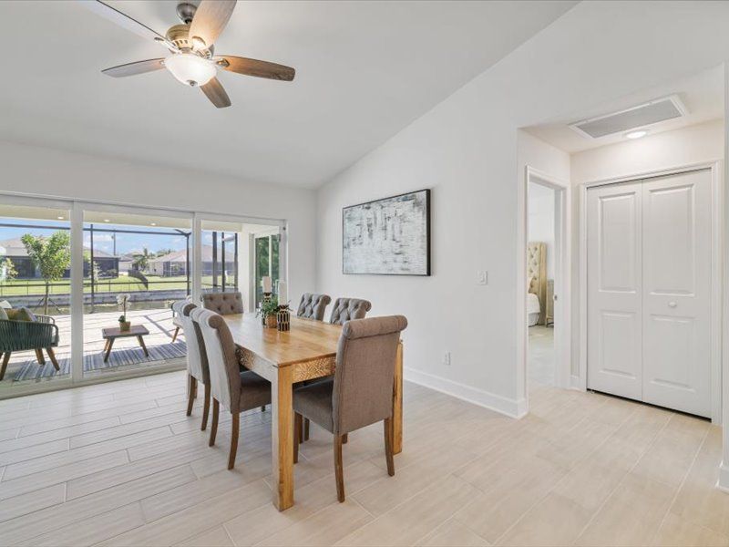 Representative furnished interior of a home built from the The Paradise Cove II by Sunlife Homes LLC in Cape Coral, Cape Coral (Image 16).