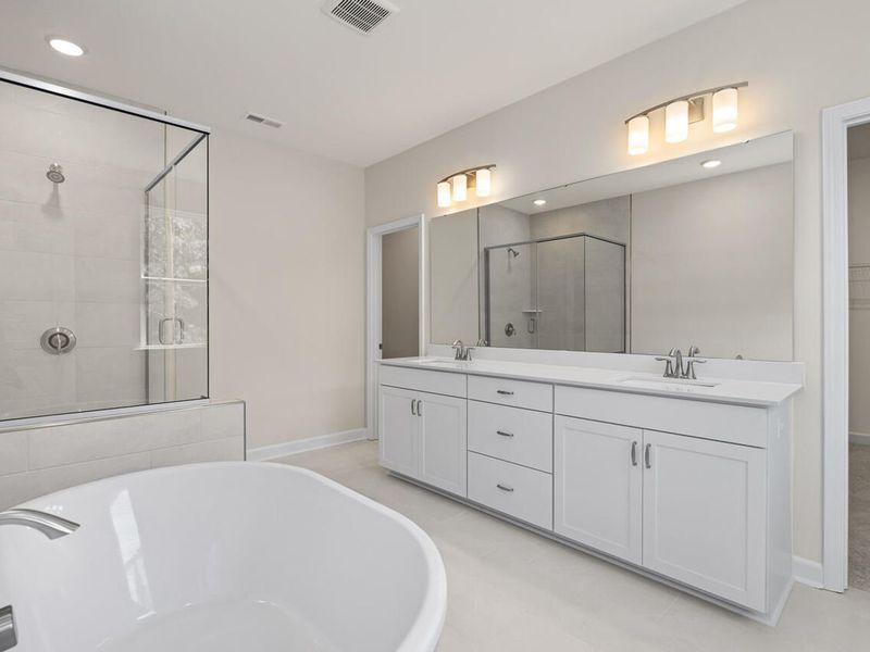 Furnished interior view inside a new home in Sage on North Main, Wake Forest (Image 8). Furnished interior view inside a new home in Sage on North Main, Wake Forest (Image 8).