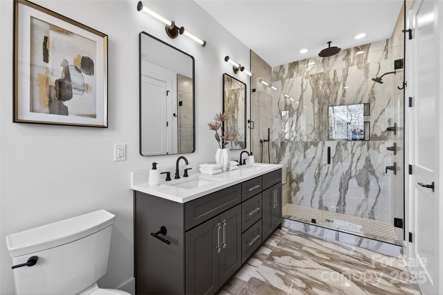 Furnished interior view inside a new home in , Charlotte (Image 32).