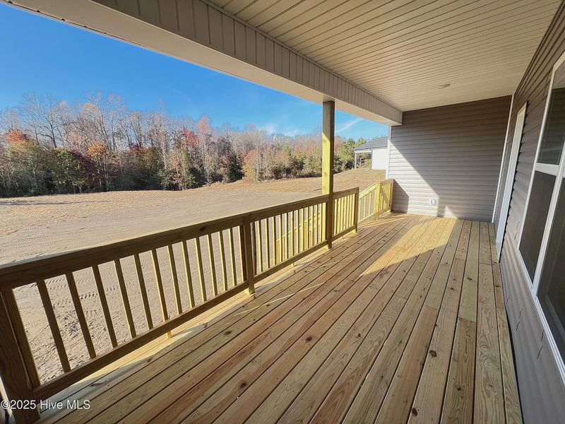 Exterior details and patio area of a home in Cool Water, Bailey (Image 3).