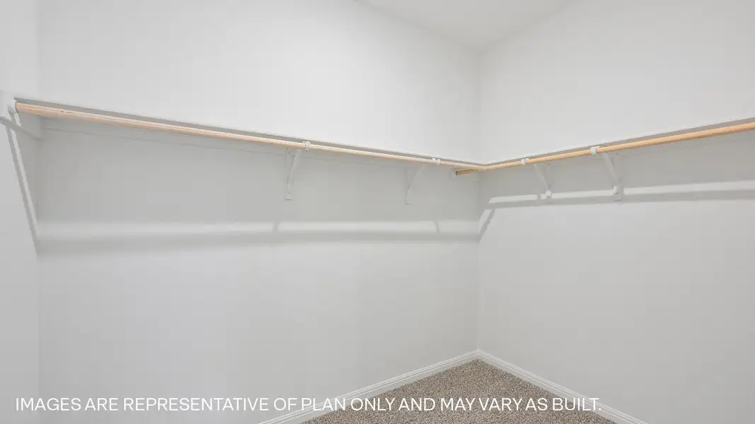 Representative unfurnished interior of a home built from the The Kemah by D.R. Horton in Revelry, Del Valle (Image 25).